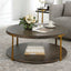 Palisade Round Wood Coffee Table.