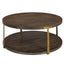 Palisade Round Wood Coffee Table.