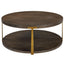 Palisade Round Wood Coffee Table.