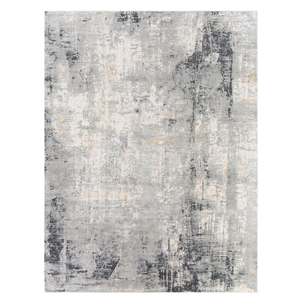 Paoli Gray Abstract 9 X 12 Rug.