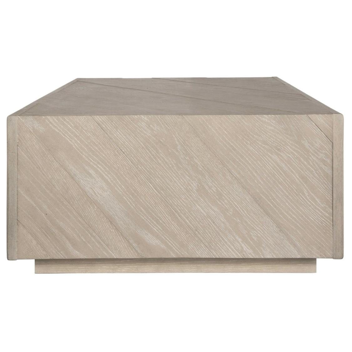 Uttermost Prism Light Oak Coffee Table.