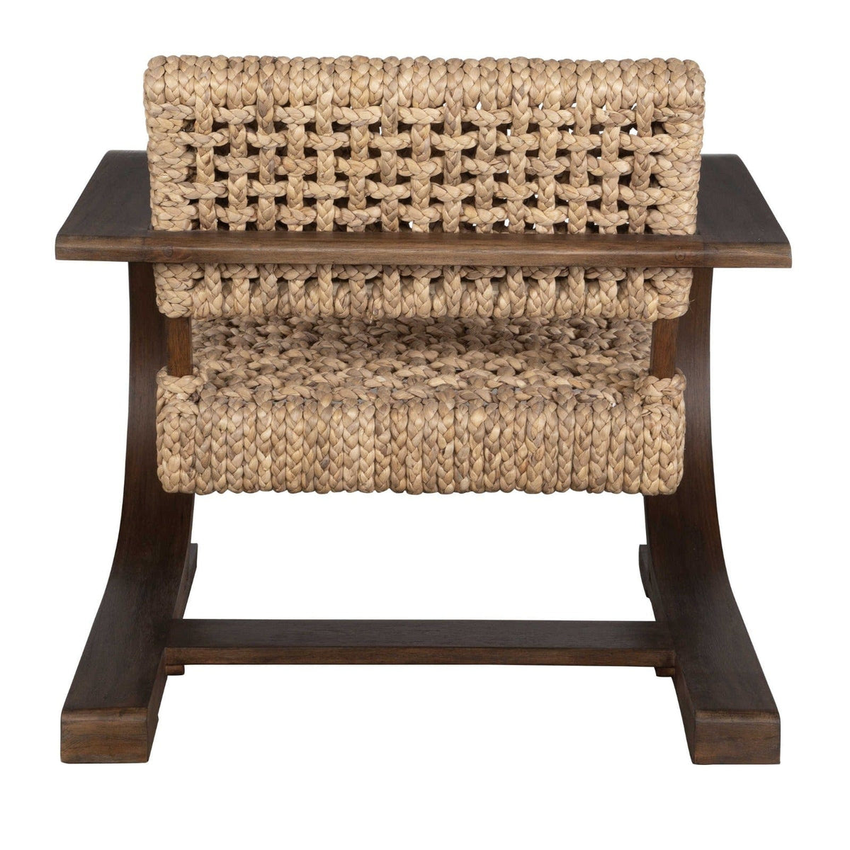 Uttermost Rehema Accent Chair in Walnut.