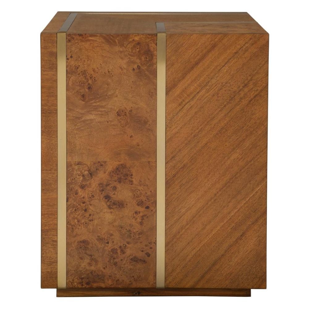 Uttermost Seven Wonders Wooden Side Table.