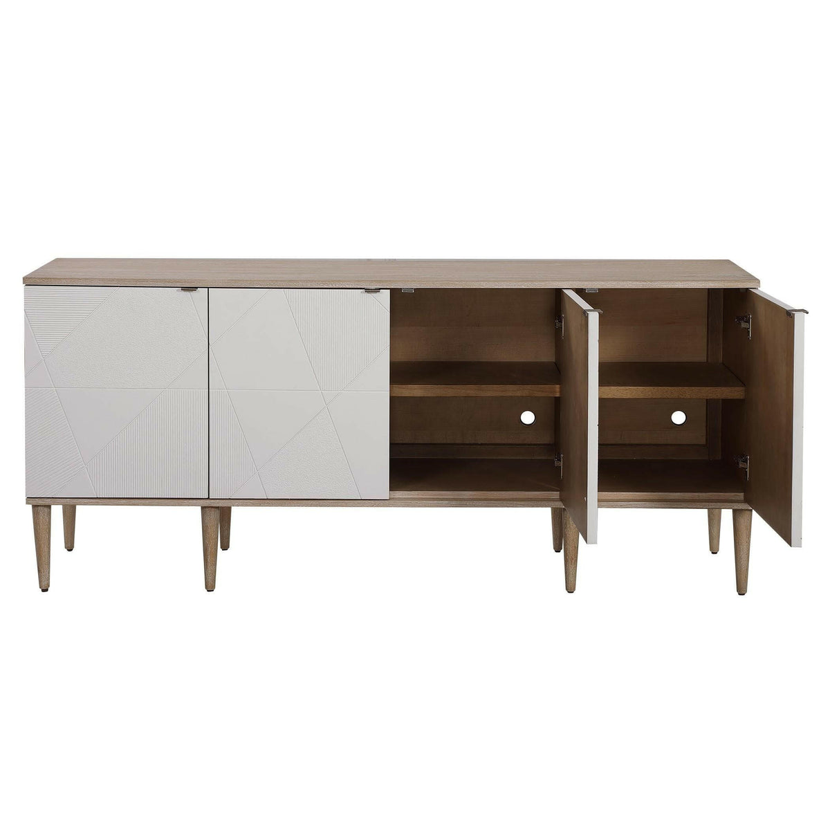 Tightrope 4 Door Modern Sideboard Cabinet.