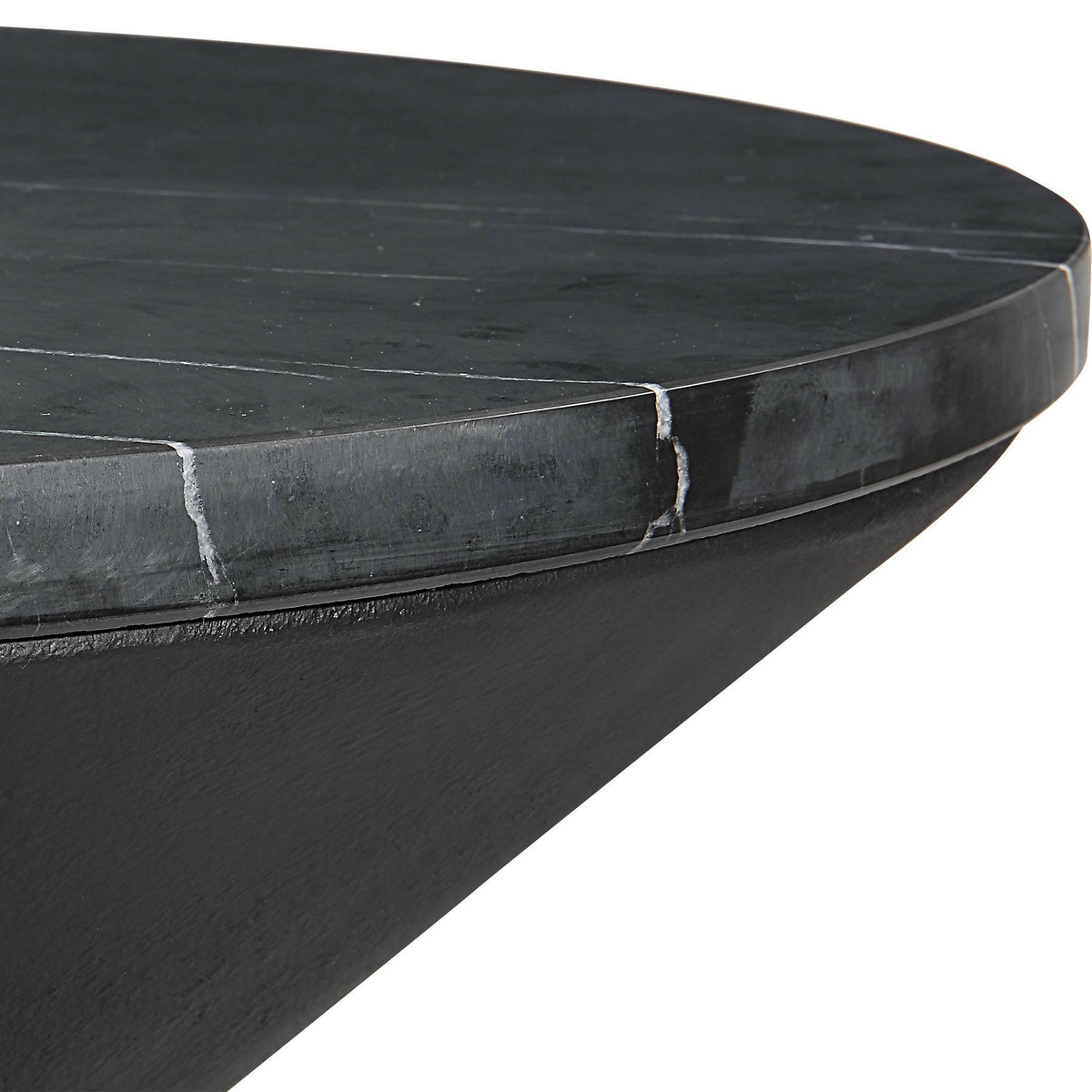 Time's Up Hourglass Shaped Side Table.