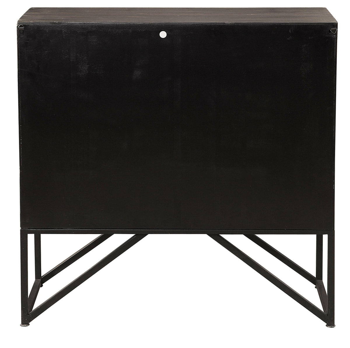 Zadie Ebony Accent Cabinet.