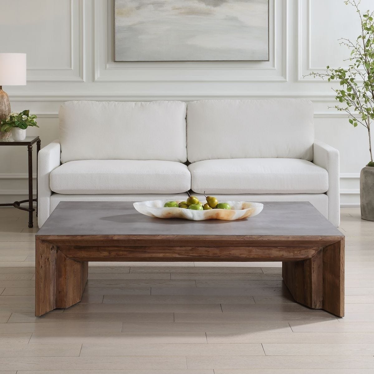 Uttermost Living Vail Coffee Table in Grey Elm House of Isabella UK