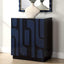 Uttermost Living Valeria 2 Door Glossy Blue Cabinet House of Isabella UK