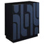 Uttermost Living Valeria 2 Door Glossy Blue Cabinet House of Isabella UK