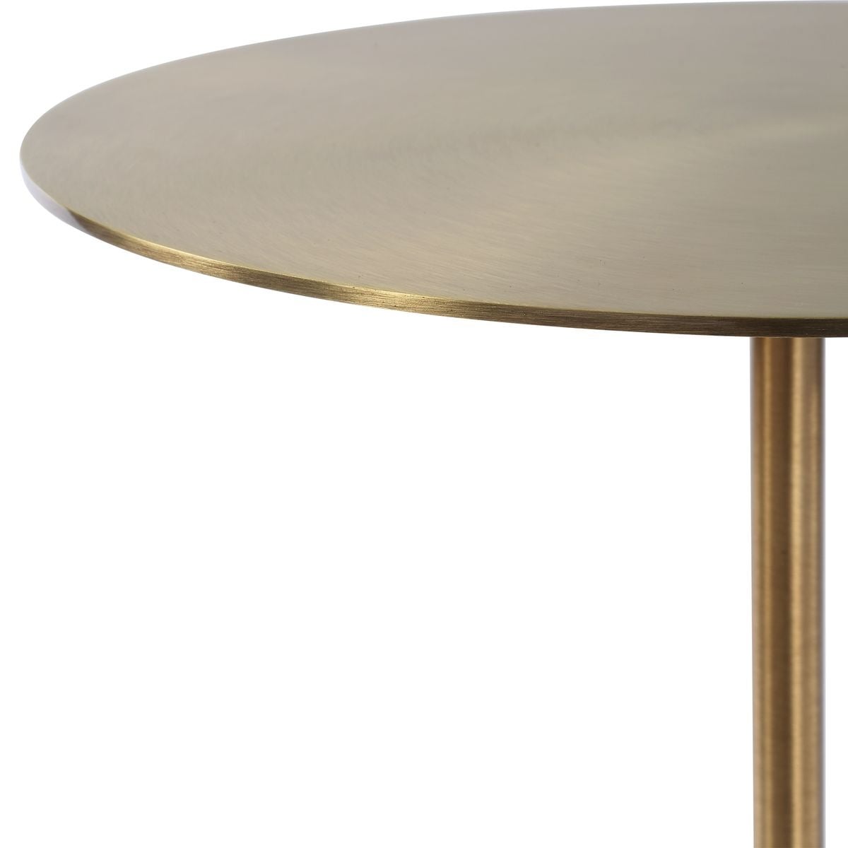 Uttermost Living Verlin Brass Drink Table House of Isabella UK