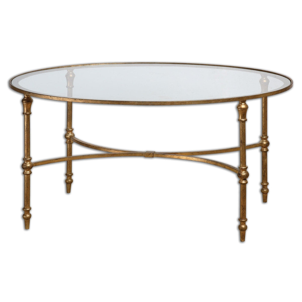Uttermost Living Vitya Glass Coffee Table House of Isabella UK
