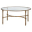 Uttermost Living Vitya Glass Coffee Table House of Isabella UK