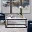 Uttermost Living Vola Modern White Marble Coffee Table House of Isabella UK
