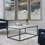 Uttermost Living Vola Modern White Marble Coffee Table House of Isabella UK