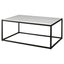 Uttermost Living Vola Modern White Marble Coffee Table House of Isabella UK