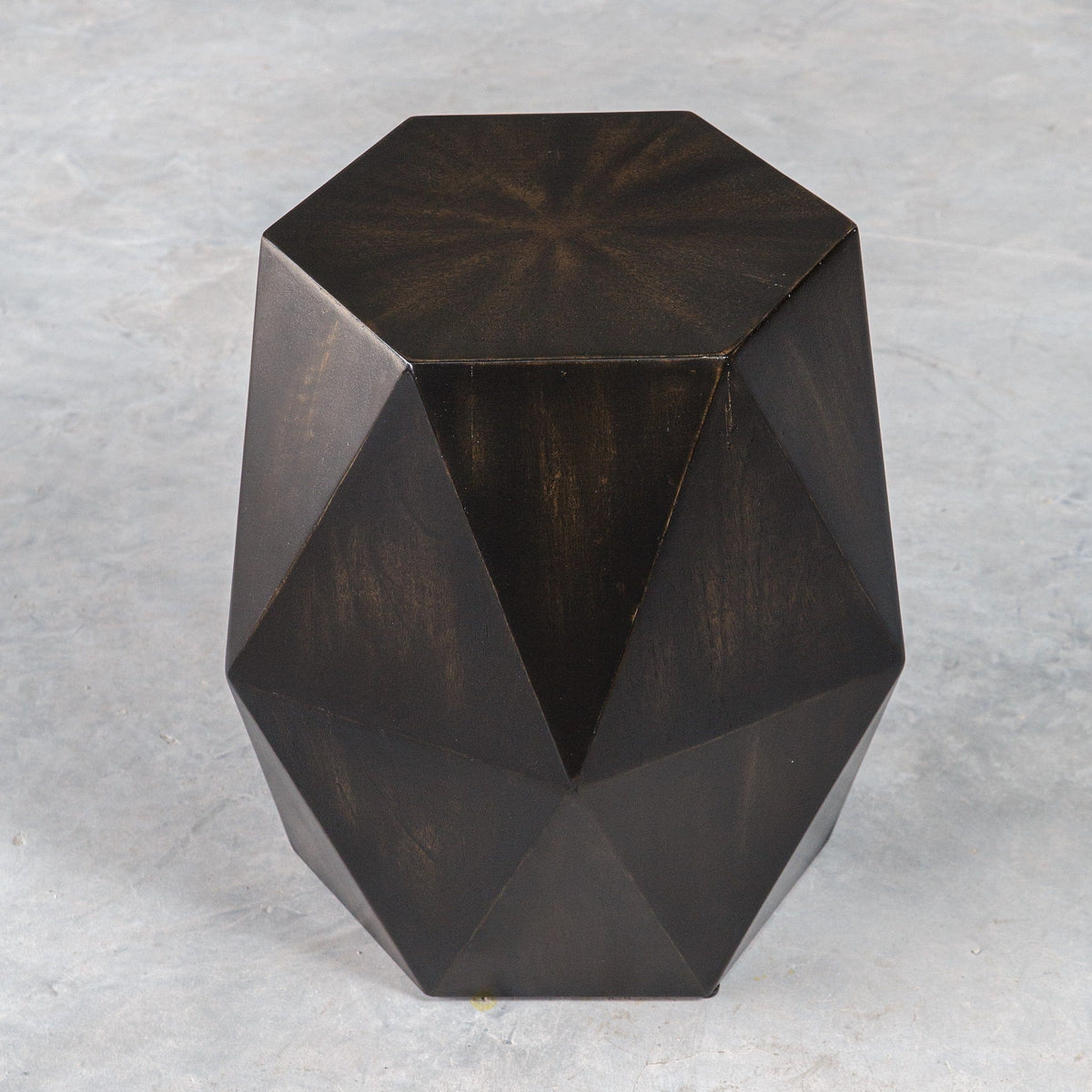 Uttermost Living Volker Black Geometric Accent Table House of Isabella UK
