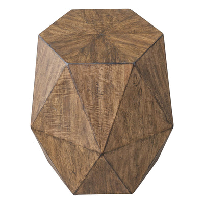 Uttermost Living Volker Honey Geometric Accent Table House of Isabella UK