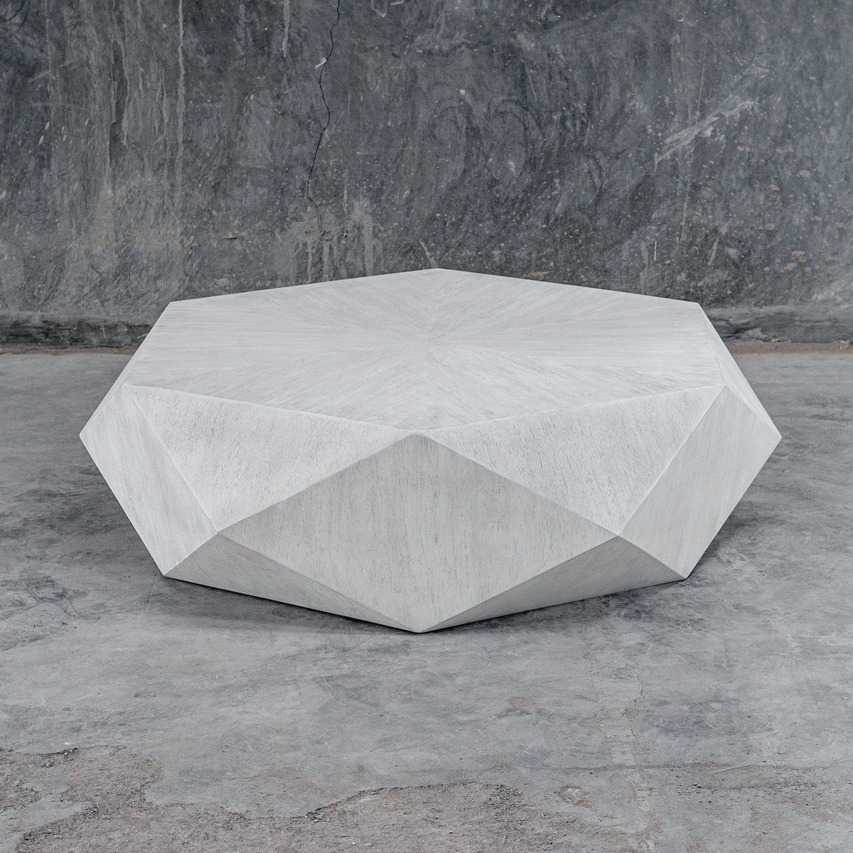 Uttermost Living Volker White Coffee Table House of Isabella UK