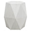 Uttermost Living Volker White Geometric Accent Table House of Isabella UK