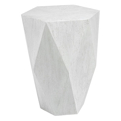 Uttermost Living Volker White Side Table House of Isabella UK