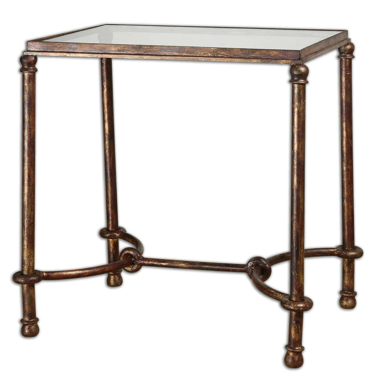 Warring Iron End Table.