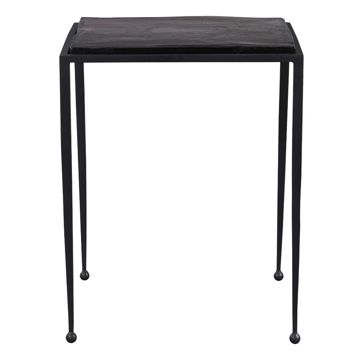 Uttermost Living Wavelet Iron Side Table House of Isabella UK