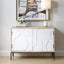 Uttermost Living Weimar 2 Door White Cabinet House of Isabella UK