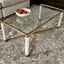 Uttermost Living White Pillar Coffee Table House of Isabella UK
