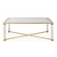 Uttermost Living White Pillar Coffee Table House of Isabella UK