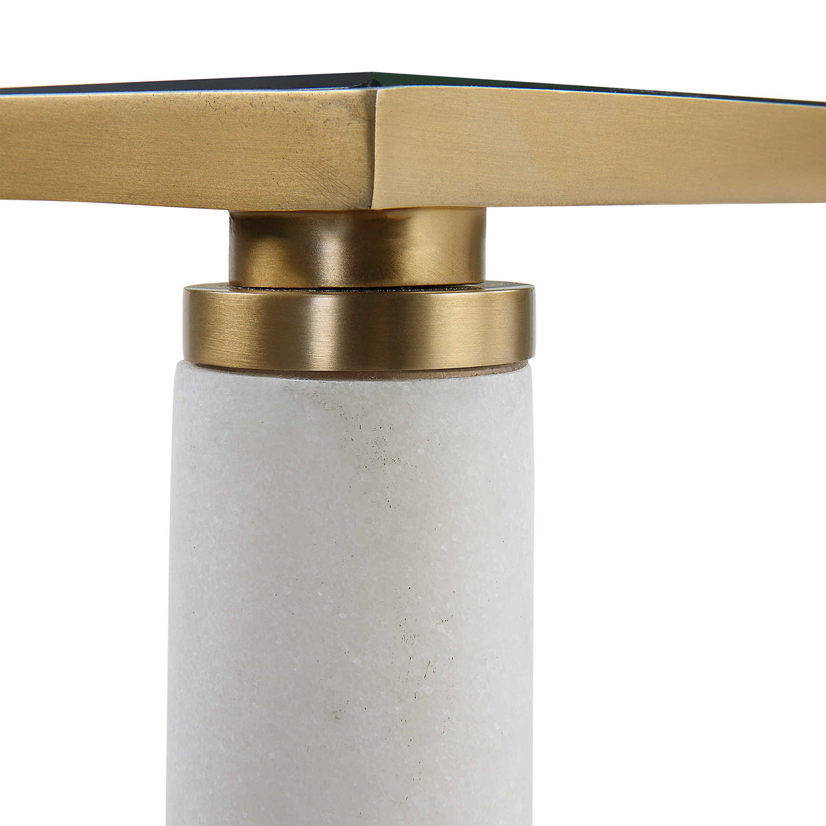 Uttermost Living White Pillar Console Table House of Isabella UK