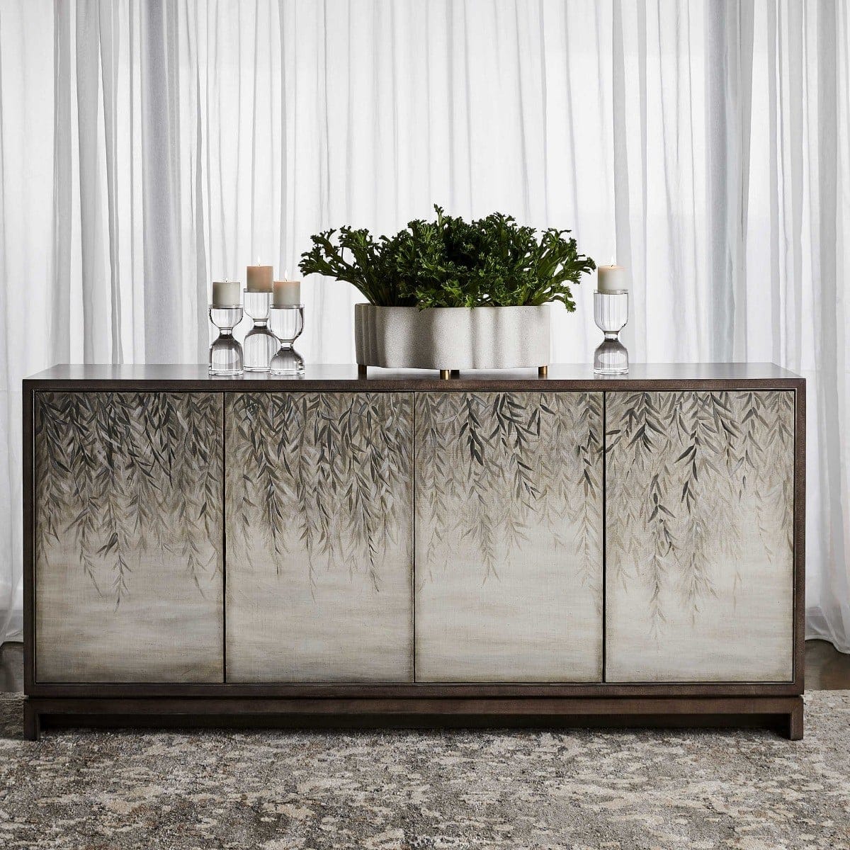 Uttermost Living Willow Sideboard Cabinet House of Isabella UK
