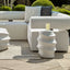 Uttermost Living Winded Outdoor White Accent Table House of Isabella UK