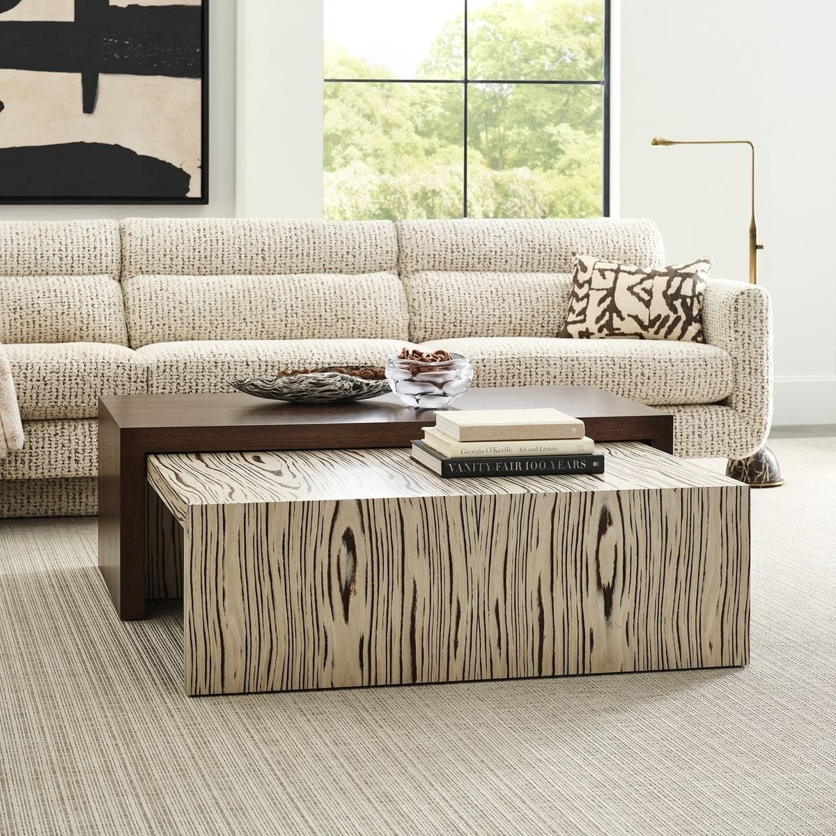 Uttermost Living Woodland Code Nested Coffee Tables - Set of 2 House of Isabella UK