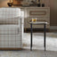 Uttermost Living Wren Round White Marble Side Table House of Isabella UK