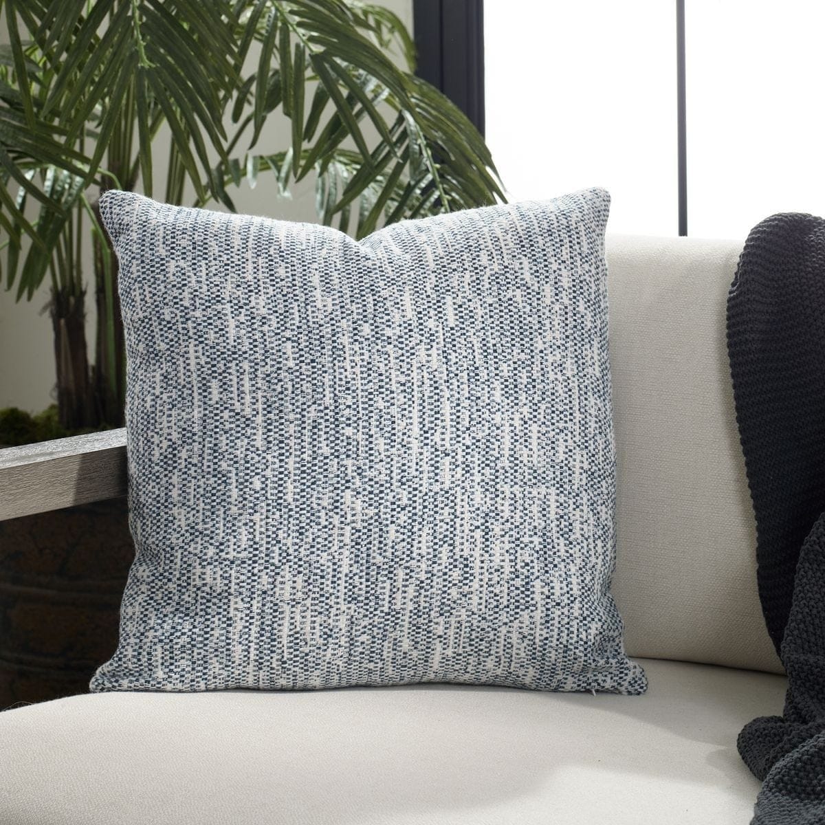 Uttermost Living Zenith Outdoor Cushion in Indigo House of Isabella UK