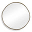 Lowen Round Brass Mirror