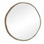 Lowen Round Brass Mirror