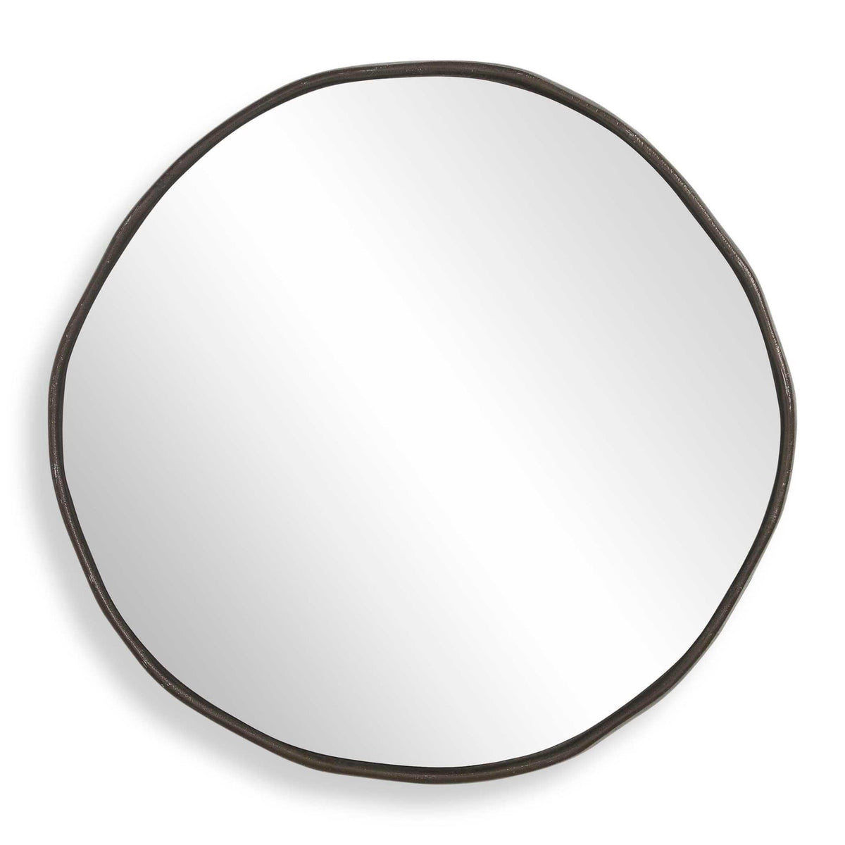 Lowen Round Bronze Mirror