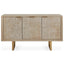 Maeva 3 Door Light Wood Cabinet