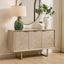 Maeva 3 Door Light Wood Cabinet
