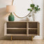 Maeva 3 Door Light Wood Cabinet