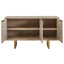 Maeva 3 Door Light Wood Cabinet
