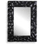 Malosi Black Carved Mirror