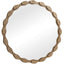 Marietta Round Brass Mirror