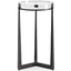 Midas Dark Bronze Round Side Table