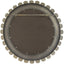 Miran White Glass Round Mirror