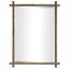 Uttermost Mirrors Abanu Rectangular Vanity Mirror in Gold House of Isabella UK