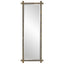 Uttermost Mirrors Abanu Ribbed Gold Dressing Mirror House of Isabella UK