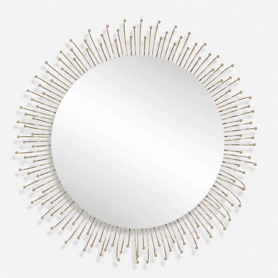 Uttermost Mirrors Aga Round Gold Mirror House of Isabella UK