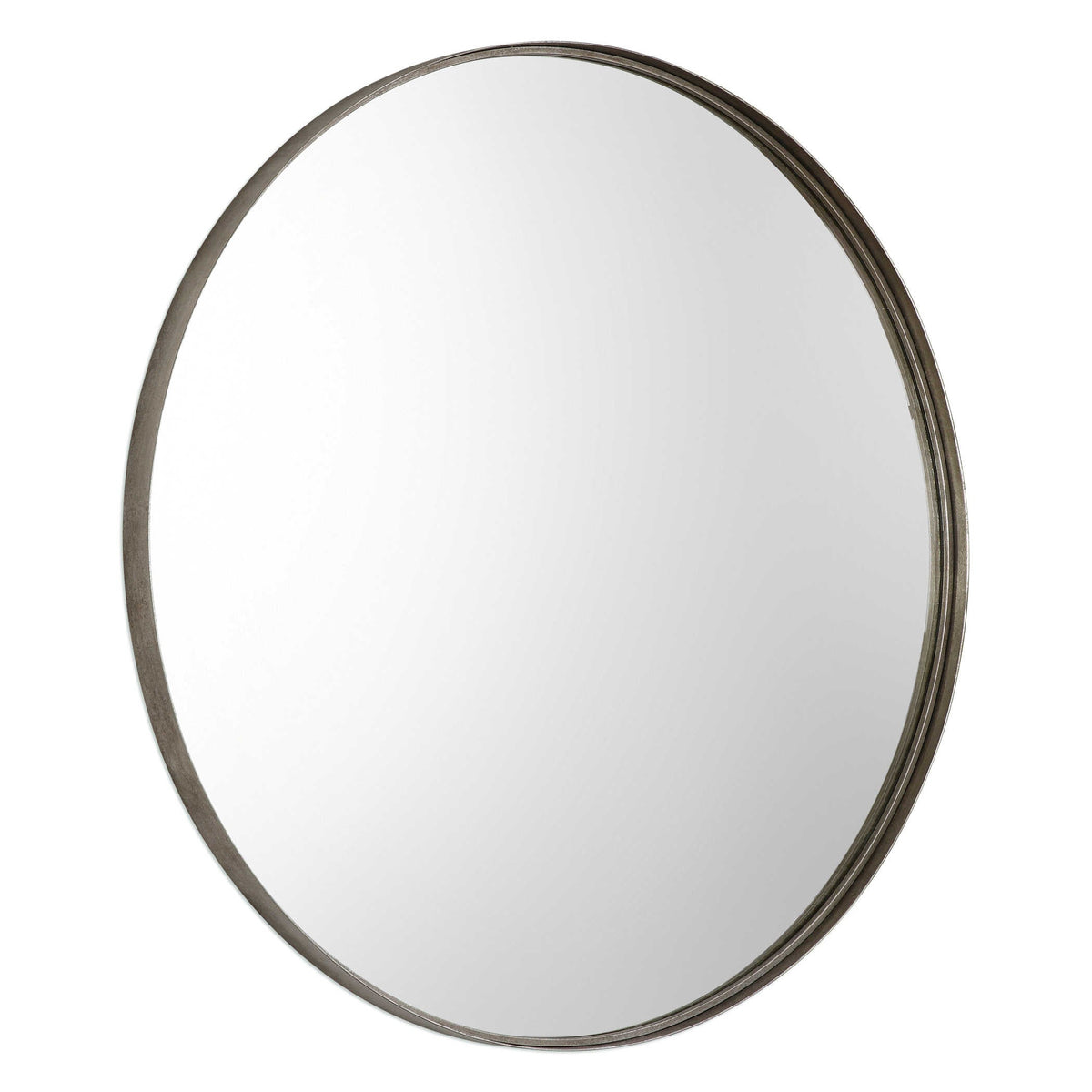 Uttermost Mirrors Agoura Round Mirror - 48 Silver House of Isabella UK